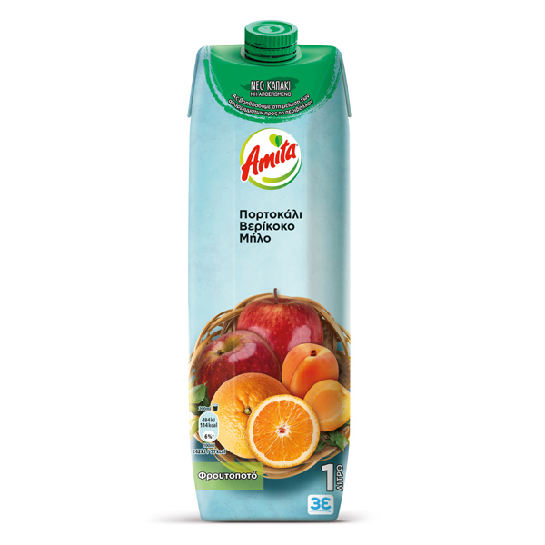 “amita” orange / apple / appricot 50% nectar