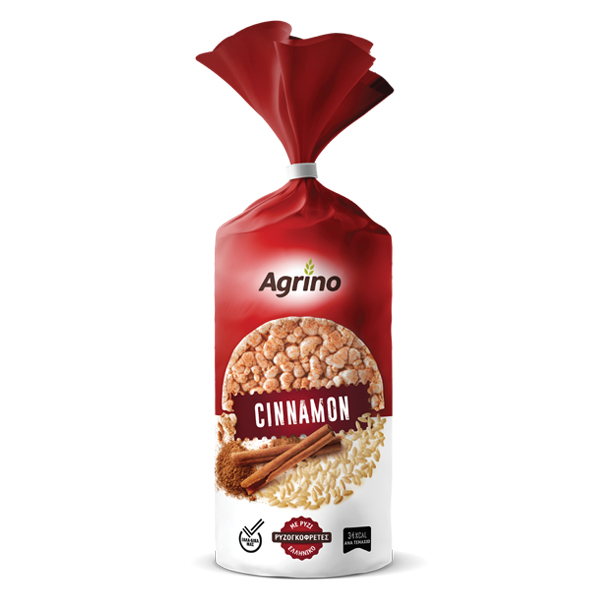 “agrino” rice cakes cinnamon