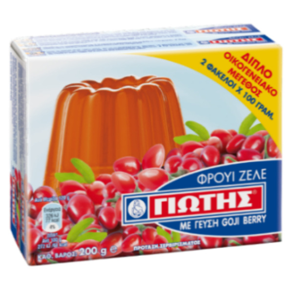 “jotis” fruit jelly goji berry in paper box