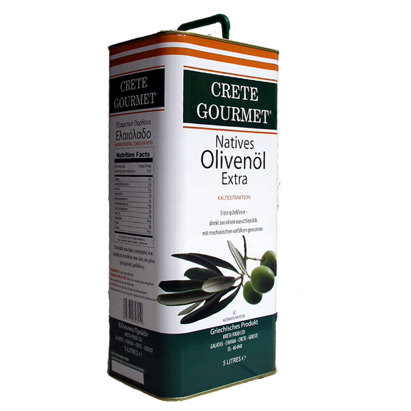 “crete gourmet” extra virgin olive oil metal tins