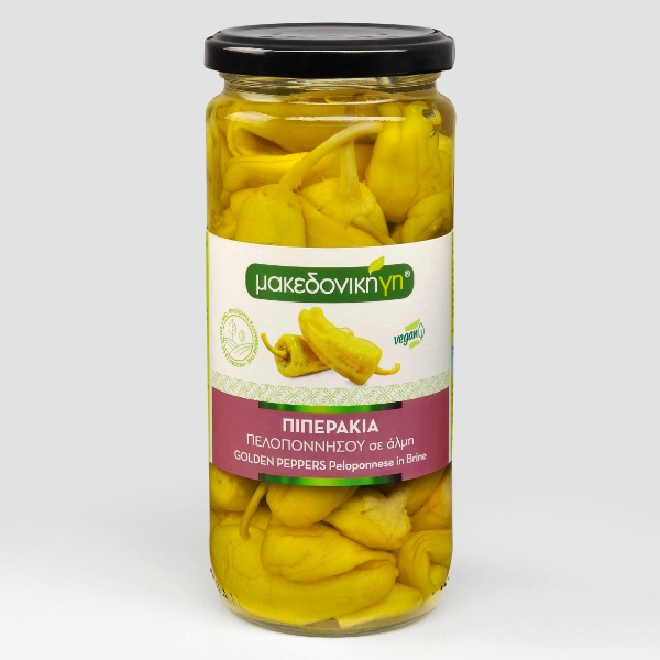 “makedoniki gi” peloponnese peppers in jar