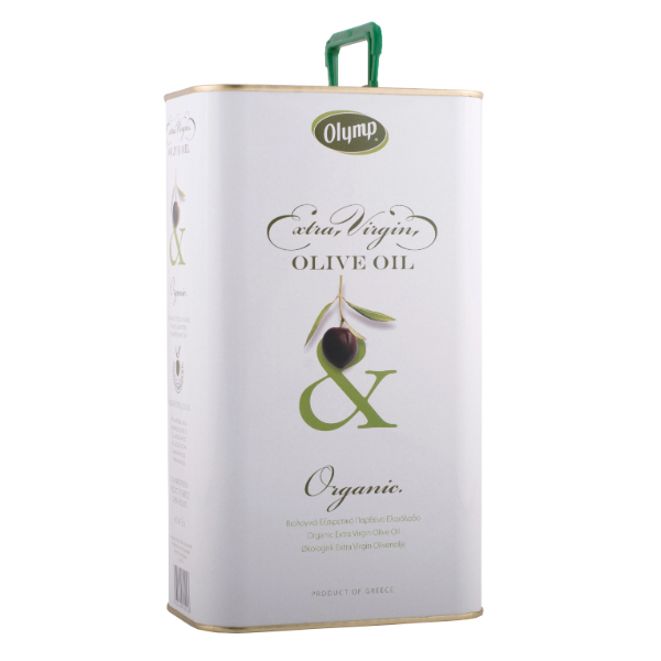 “olymp” organic extra virgin olive oil  in tin