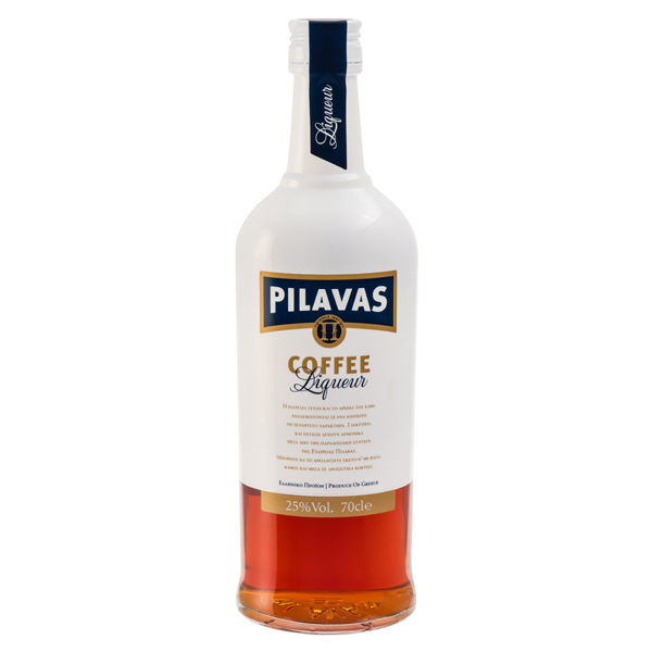 “pilavas” liqueur vol.25% coffee flavor in glass bottle