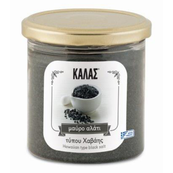 “kalas” black salt hawaiianin type in plastic jars