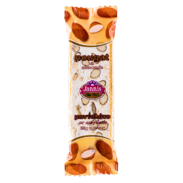 “jannis” soft nougat with almonds