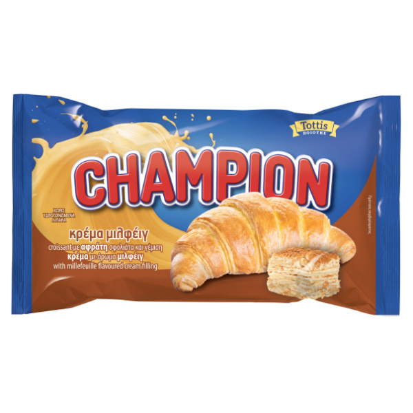 “champion” croissant with millefeuille
