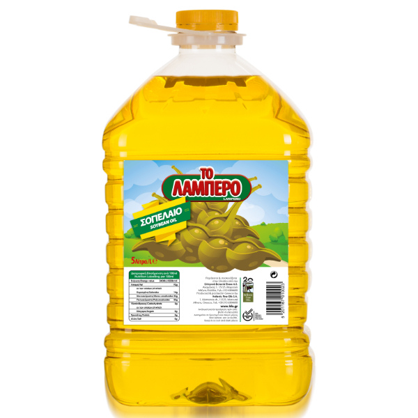 “lampero” soya oil in pet bottle