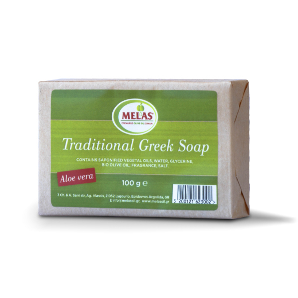 “melas” traditional greek soap with extra virgin olive oil