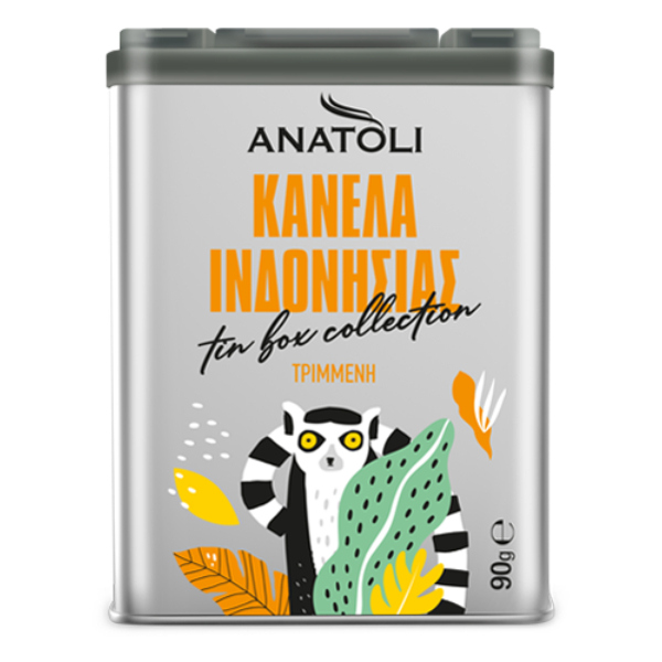 “anatoli” indonesia cinnamon (ground) in collection tin box