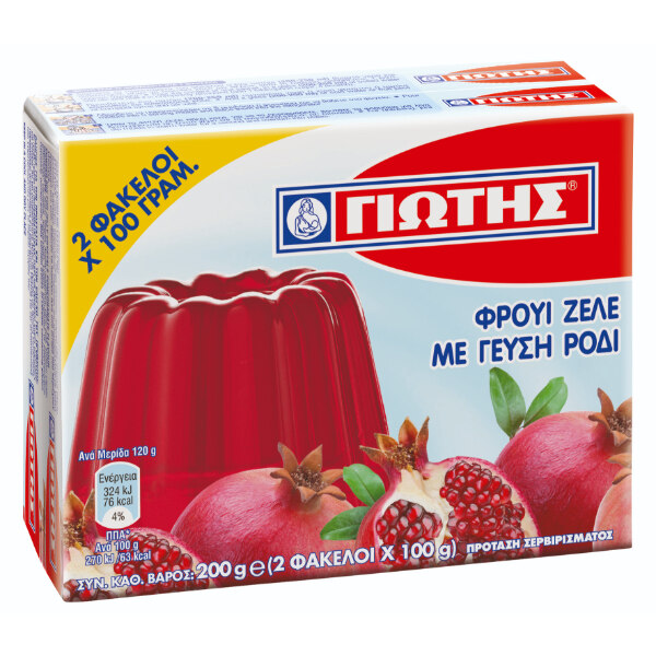 “jotis” fruit jelly pomegranate in paper box