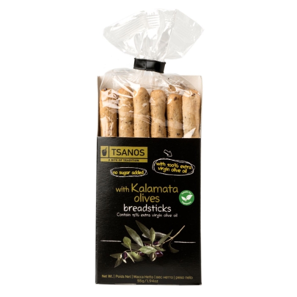 “tsanos” breadsticks with kalamata olives