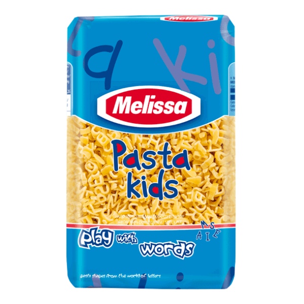 “melissa” pasta kids words