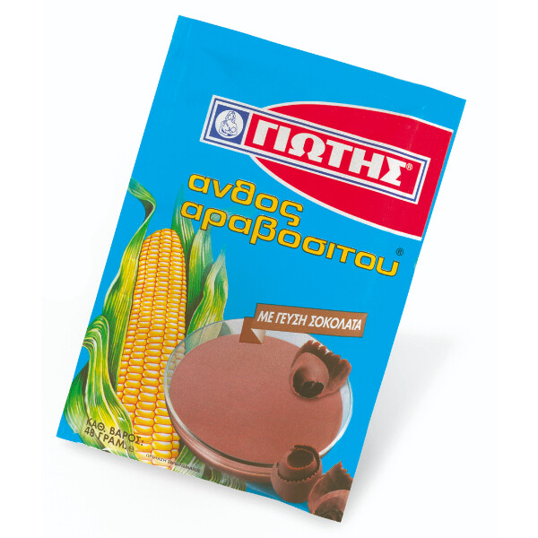 “jotis” chocolate pudding in paper bag in display box