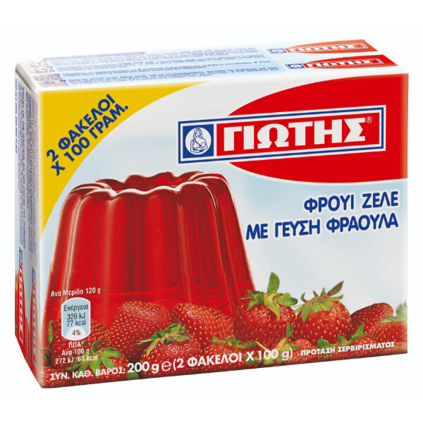 “jotis” fruit jelly strawberry in paper box