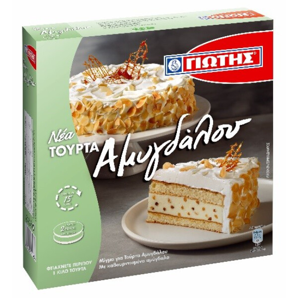 “jotis” almond cake in paper box