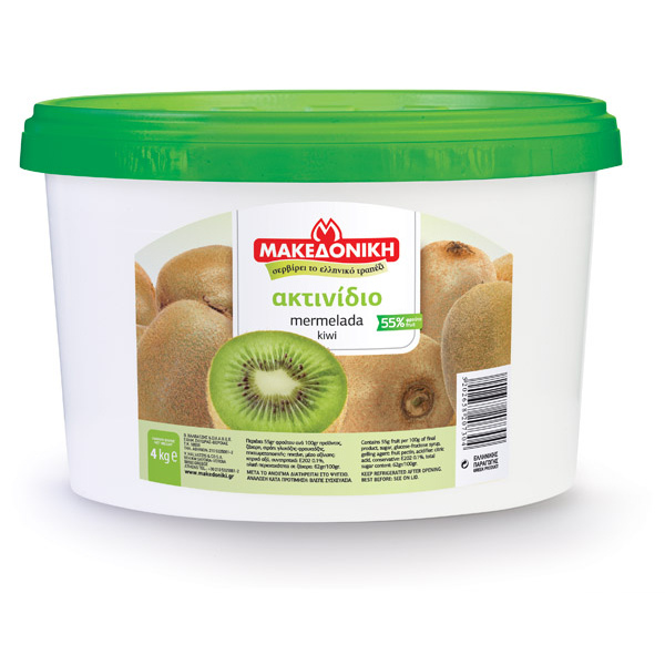 “makedoniki” kiwi jam in bucket