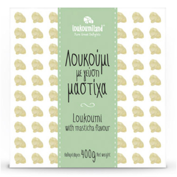 “loukoumiland” mastic greek delight in paper box