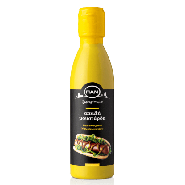 “pan” mustard mild in plastic “squeeze” bottle